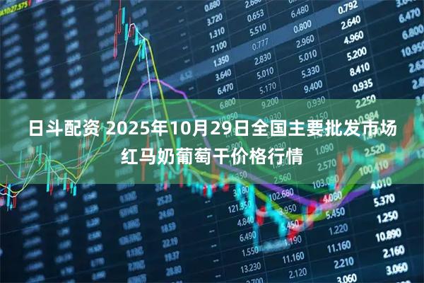 日斗配资 2025年10月29日全国主要批发市场红马奶葡萄干价格行情